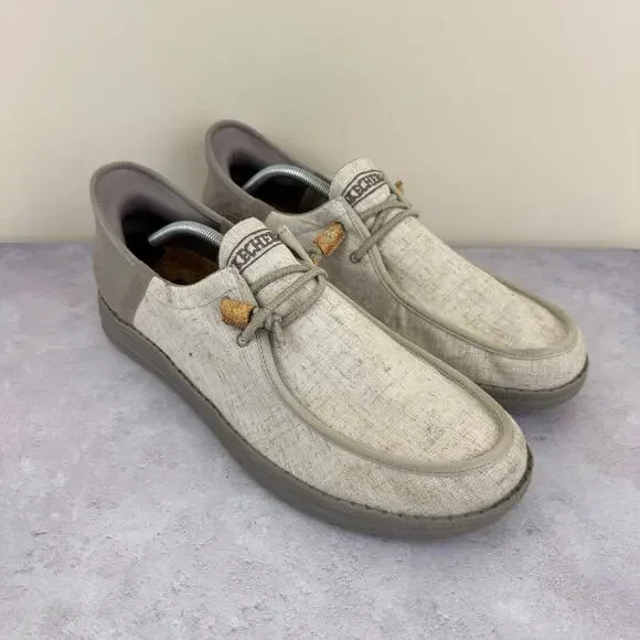 Skechers Shoes Mens Size 13 Beige Melson Casual Comfort Slip On 210864 Read - Picture 1 of 10